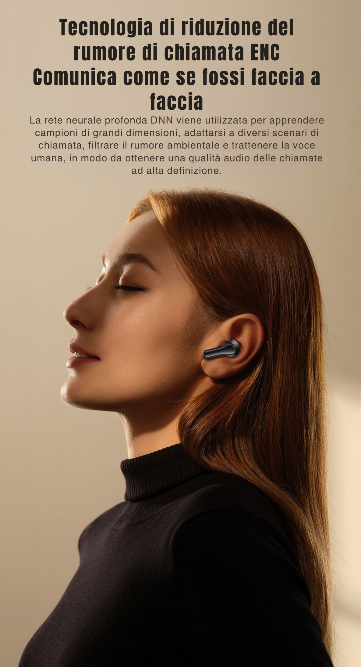 Suonika M20 – Auricolari Wireless con ANC+ENC 4 microfoni 
🎧 Suono potente • Zero rumore • Libertà totale