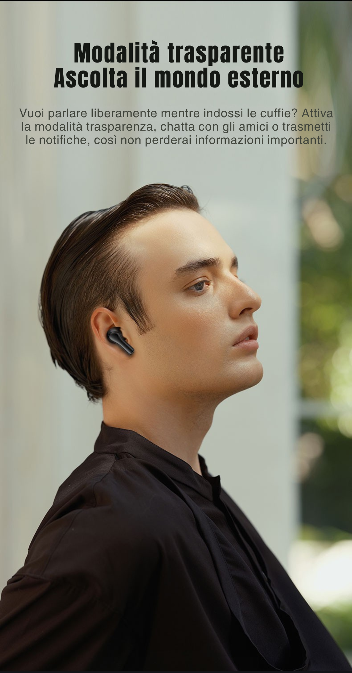 Suonika M20 – Auricolari Wireless con ANC+ENC 4 microfoni 
🎧 Suono potente • Zero rumore • Libertà totale