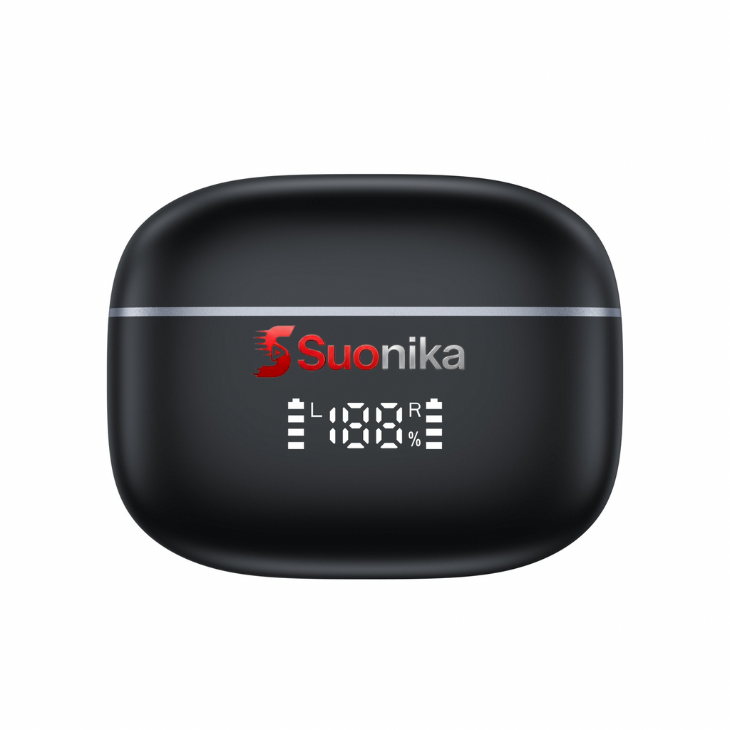 Suonika M20 – Auricolari Wireless con ANC+ENC 4 microfoni 
🎧 Suono potente • Zero rumore • Libertà totale