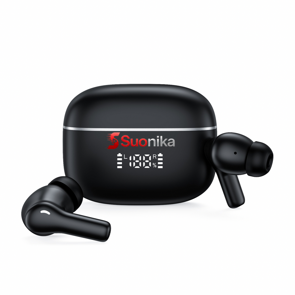 Suonika M20 – Auricolari Wireless con ANC+ENC 4 microfoni 
🎧 Suono potente • Zero rumore • Libertà totale