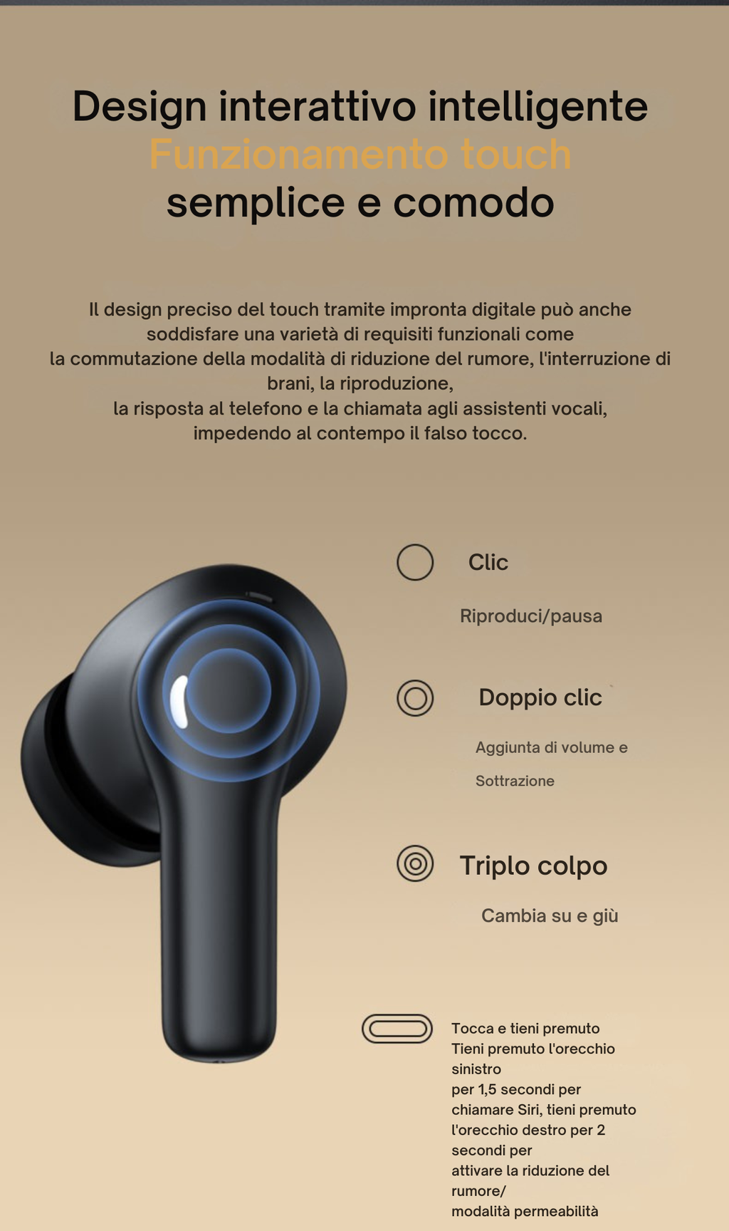 Suonika M20 – Auricolari Wireless con ANC+ENC 4 microfoni 
🎧 Suono potente • Zero rumore • Libertà totale